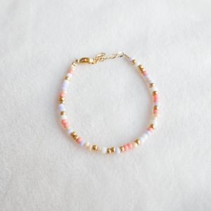 armband goud pastel
