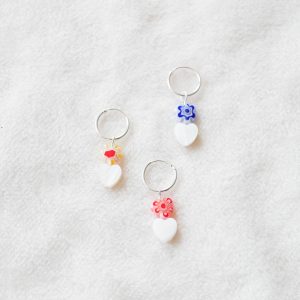 oorbel hartjes zilver