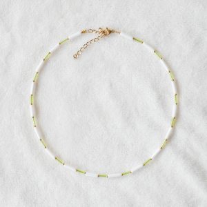 ketting wit groen